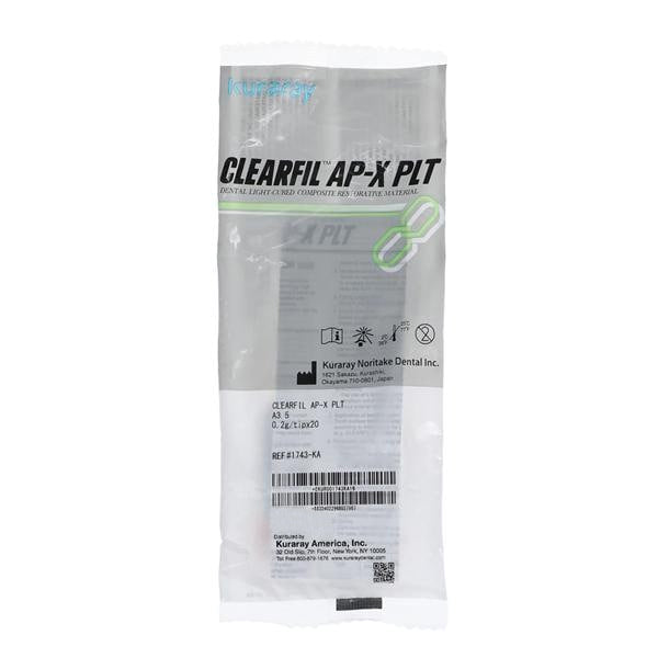 Kuraray 1743KA Clearfil AP-X PLT Dental Composite Compules A3.5 20/Pk 0.20 Gm Kuraray 1743KA Clearfil AP-X PLT Dental Composite Compules A3.5 20/Pk 0.20 Gm
